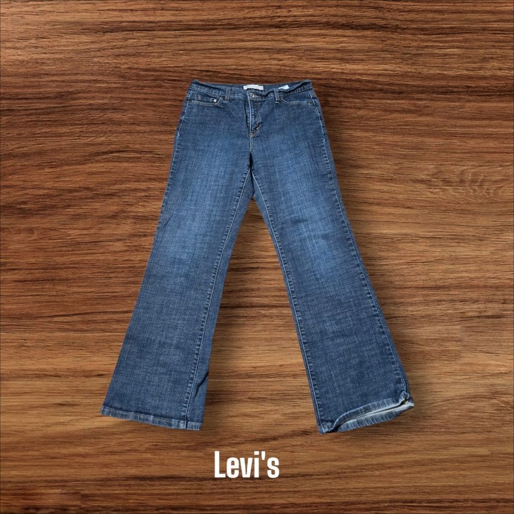 Levi's Perfectly Slimming Bootcut 512 Blue Women's Jeans Plus Size